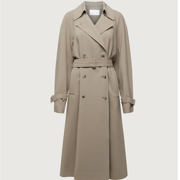 Oak & Fort Oversize Trench Coat Brindle - Picture 10 of 11